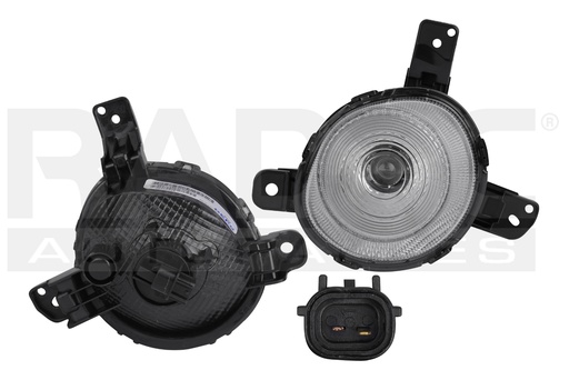 [013-3507-09] CUARTO FRONTAL KI FORTE 19-21 REDONDO LUZ DE DIA C/FOCO DEPO IZQ