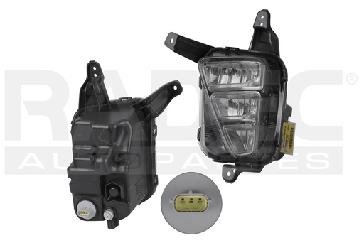 [015-3505-01] FARO NIEBLA KI OPTIMA 16-18 C/FOCO DEPO IZQ