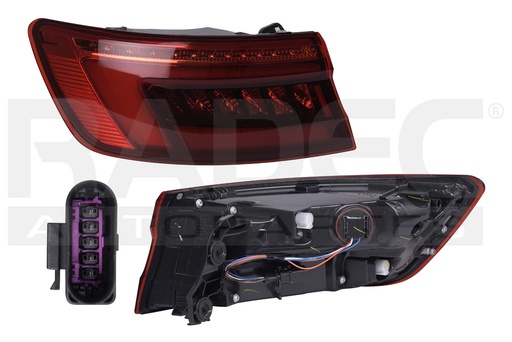 [017-0202-41] CALAVERA EXTERIOR AD A4 17-18 AMERICANO C/LEDS DEPO IZQ