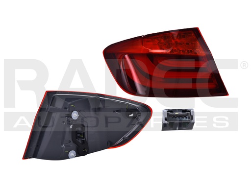 [017-0315-01] CALAVERA EXTERIOR BW SERIE 5 10-13 4 PUERTAS C/LEDS DEPO IZQ