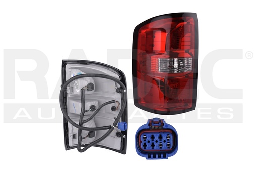 [017-0637-15] CALAVERA CV SIERRA 1500/2500/3500 14-18 EJE SENCILLO C/FOCO DEPO IZQ
