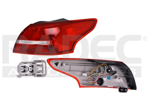 [017-1219-42] CALAVERA EXTERIOR FD FOCUS 15-18 4 PUERTAS C/FOCO DEPO DER