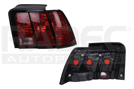 [017-1228-10] CALAVERA FD MUSTANG 99-04 AMBAR/BLANCO/ROJO ABOMBADA TYC DER