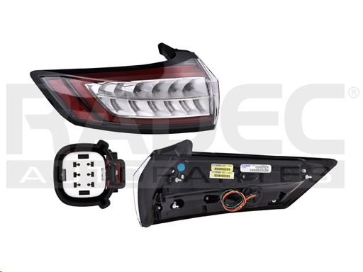 [017-1242-15] CALAVERA EXTERIOR FD EDGE SE/SEL 15-18 C/LEDS DEPO IZQ