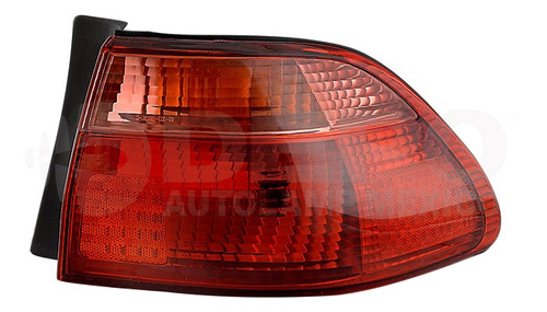 [017-1301-11] CALAVERA EXTERIOR HD ACCORD 98-00 4 PUERTAS ROJO S/FOCO DEPO IZQ