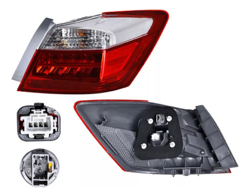 [017-1301-82] CALAVERA EXTERIOR HD ACCORD 13-15 C/LEDS DEPO DER