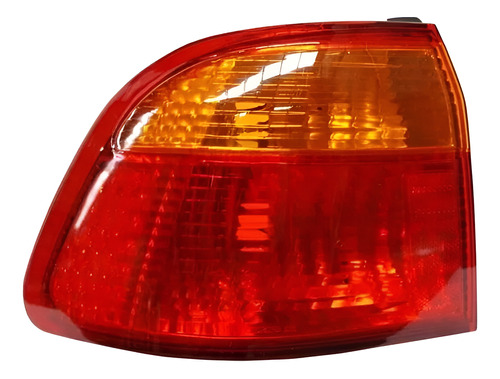 [017-1302-05] CALAVERA EXTERIOR HD CIVIC 99-00 4 PUERTAS AMBAR/ROJO C/FOCO DEPO IZQ