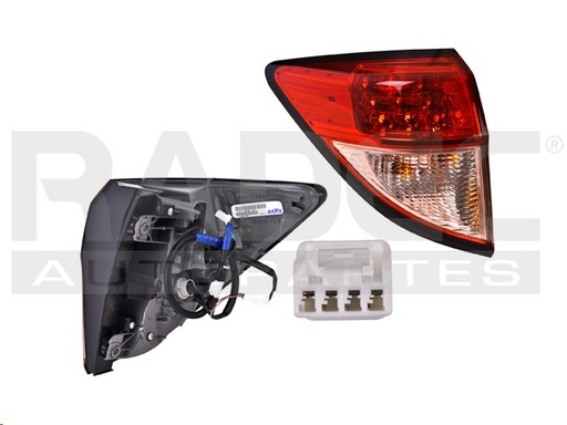 [017-1313-13] CALAVERA EXTERIOR HD HR-V 16-18 MICA ROSA C/LEDS DEPO IZQ