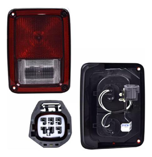 [017-1609-02] CALAVERA JEEP WRANGLER 07-18 C/FOCO DEPO DER