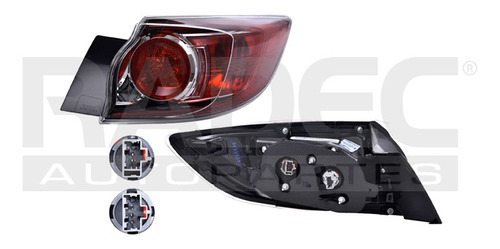 [017-1901-34] CALAVERA EXTERIOR MZ 3 11-13 5 PUERTAS C/FOCO DEPO DER