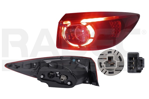 [017-1901-54] CALAVERA EXTERIOR MZ 3 14-18 4 PUERTAS C/LEDS DEPO DER