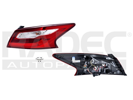 [017-2302-40] CALAVERA EXTERIOR NS ALTIMA 17-18 C/FOCO CLARA DEPO DER