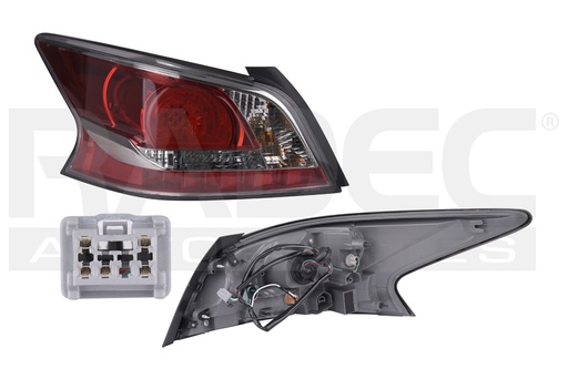 [017-2302-55] CALAVERA NS ALTIMA 14-16 FILO NEGRO C/LEDS DEPO IZQ