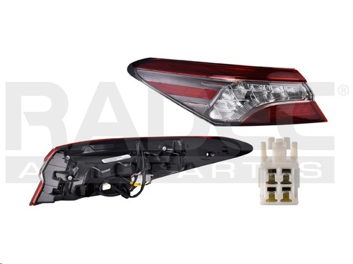 [017-3002-77] CALAVERA EXTERIOR TY CAMRY XSE 18-20 C/LEDS DEPO IZQ