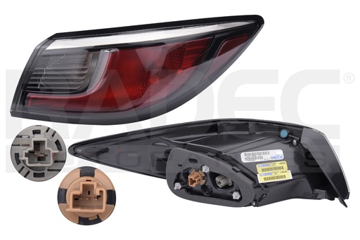 [017-3018-30] CALAVERA EXTERIOR TY YARIS R 16-20 4 PUERTAS C/FOCO DEPO DER