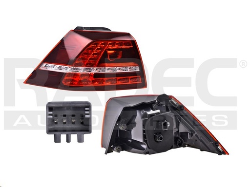 [017-3111-39] CALAVERA EXTERIOR VW GOLF GTI 15-17 C/LEDS DEPO IZQ