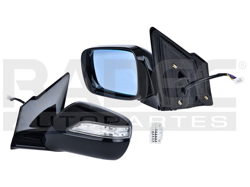 [018-0102-05] ESPEJO AC MDX 10-13 ELECTRICO C/DESENPANANTE C/DIRECCIONAL C/MEMORIA P/PINTAR BASE/SPORT V6 6 CILINDROS 3.7L 4 PUERTAS IZQ