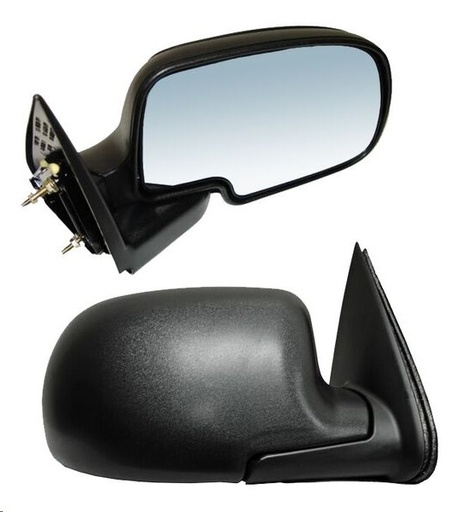 [018-0620-08] ESPEJO CV CHEYENNE/SILVERADO 99-06 MANUAL C/CONCHA CORRUGADO NEGRO DER