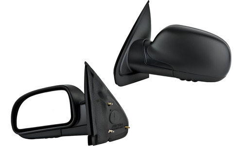 [018-0647-01] ESPEJO CV TRAIL BLAZER 02-09 MANUAL NEGRO R/Q/EXT/B/A/CXL/NORTH/SS/BASE/LT/DENALI/SLE/SLT V8 8 CILINDROS 4.2/6.0L 4 PUERTAS IZQ