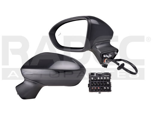[018-0665-17] ESPEJO CV CRUZE 16-19 ELECTRICO P/SENSOR DE PROXIMIDAD C/DESENPANANTE P/PINTAR L/LS/LT/PREMIER L4 4 CILINDROS 1.4/1.6L 4 PUERTAS IZQ