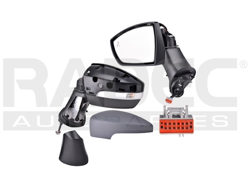 [018-1208-11] ESPEJO FD ECOSPORT 13-17 ELECTRICO C/DIRECCIONAL C/SENSOR DE APROXIIMIDAD P/PINTAR TITANIUM/TREND SPORT/IMPULSE/SE/SE SPORT/S SPORT/ SES SPORT L3/L4 3/4 CILINDROS 10/1.5/2.0L IZQ