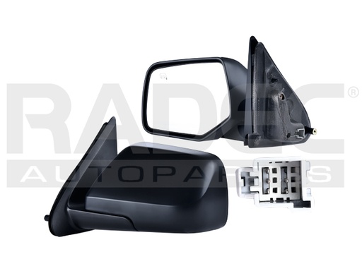 [018-1209-11] ESPEJO FD ESCAPE 08-12 ELECTRICO C/DESENPANANTE P/PINTAR 5 PINES PREMIER/HYBRID/LIMITED/XLS/BASE/XLT L4/V6 4/6CILINDROS 2.5/3.0L 4 PUERTAS IZQ