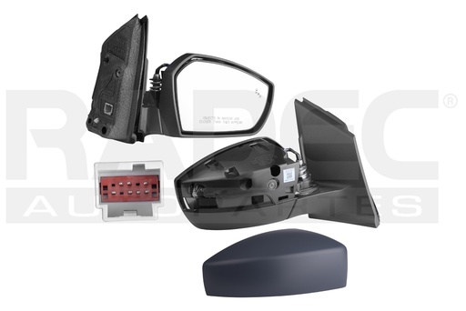 [018-1209-36] ESPEJO FD ESCAPE 17-19 ELECTRICO C/DESENPANANTE C/SENSOR DE PROXIMIDAD P/PINTAR S/S PLUS/TREND L4 4 CILINDROS 2.0/2.5L 5 PUERTAS DER
