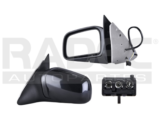 [018-1223-01] ESPEJO FD GRAND MARQUIS 92-95 ELECTRICO P/PINTAR 3 PINES LS/GS/LX/BASE/S IZQ