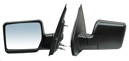 [018-1226-19] ESPEJO FD LOBO 04-08 MANUAL NEGRO LARIAT/HARLEY/FX4/FX2/PLATINUM/KING RANCH/XL/XLT/STX IZQ