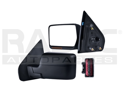 [018-1226-35] ESPEJO FD LOBO 04-08 ELECTRICO C/DESEMPANANTE C/DIRECCIONAL (6 LEDS) P/PINTAR 7 PINES XTR/LARIAT/HARLEY/FX4/FX2/KING RANCH/XL/XLT/STX IZQ