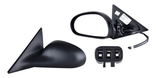 [018-1228-05] ESPEJO FD MUSTANG 94-95 ELECTRICO NEGRO LISO 3 PINES IZQ