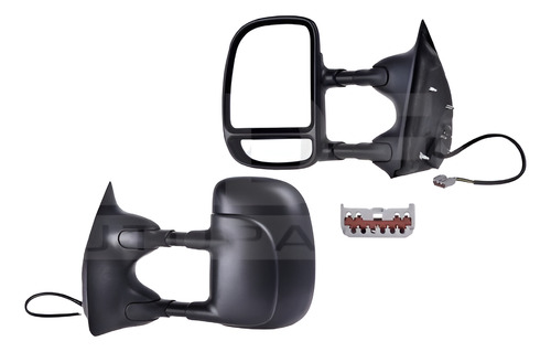 [018-1232-03] ESPEJO FD SUPER DUTY 99-06 ELECTRICO CORRUGADO 3 PINES LIMITED/XLS/EDDIE BAUER/XLT V8/V10 8/10CILINDROS 5.4/6.0/6.8L 4 PUERTAS IZQ