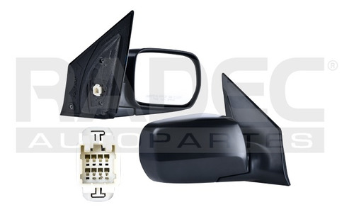 [018-1307-00] ESPEJO HD PILOT 03-08 ELECTRICO P/PINTAR 3 PINES LX V6 6CILINDROS 3.5L 5 PUERTAS DER