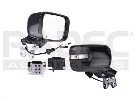 [018-1613-02] ESPEJO JP RENEGADE 17-22 ELECTRICO C/DESENPANANTE C/DIRECCIONAL P/PINTAR 7 PINES ALTITUDE/LATITUDE/LIMITED/NORTH/SPORT L4/V6 4/6CILINDROS 1.4/1.8/2.4L 4 PUERTAS DER