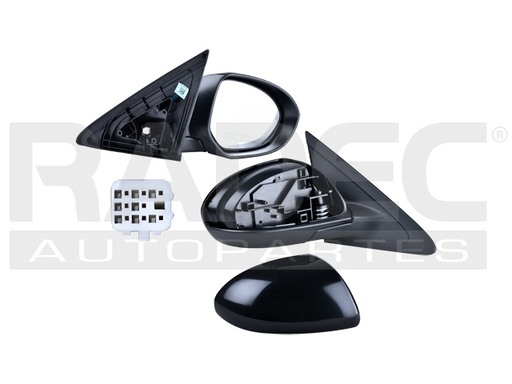 [018-1901-14] ESPEJO MZ 3 10-13 ELECTRICO C/DESEMPANANTE P/PINTAR 4/5 PUERTAS 2.0/2.5/TOURING/SPORT/QC ABS/R17 DER