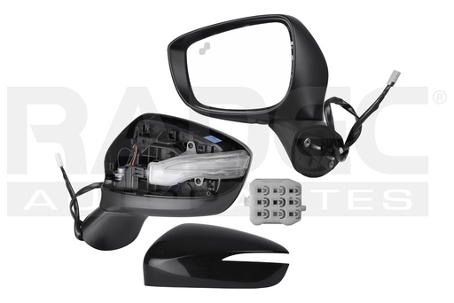 [018-1920-19] ESPEJO MZ CX5 15-17 ELECTRICO C/DESENPANANTE C/DIRECCIONAL C/SENSOR DE PROXIMIDAD P/PINTAR 6 PINES I GRAND TOURING/S GRAND TOURING L4 4 CILINDROS 2.0/2.5L 5 PUERTAS IZQ