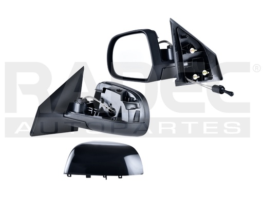 [018-2330-09] ESPEJO NS VERSA 12-14 C/CONTROL P/PINTAR S/S PLUS/SL/SV/EXCLUSIVE/ADVANCE/SENSE L4 4 CILINDROS 1.6L 4 PUERTAS IZQ