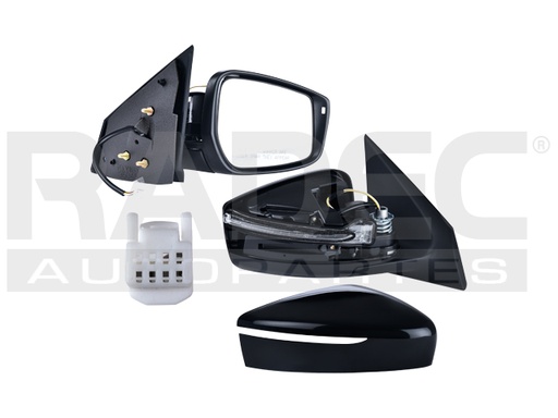 [018-2330-12] ESPEJO NS VERSA 15-19 ELECTRICO C/DIRECCIONAL C/DESEMPANANTE 6 PINES EXCLUSIVE/DRIVE/ADVANCE/SENSE L4 4 CILINDROS 1.6L 4 PUERTAS DER