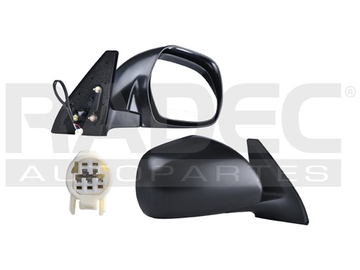 [018-3001-04] ESPEJO TY 4 RUNNER 03-09 ELECTRICO C/DESEMPANANTE CORRUGADO 5 PINES SR5/SPORT/LIMITED DER