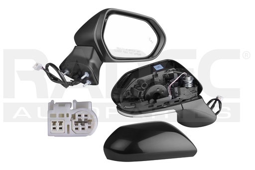 [018-3002-44] ESPEJO TY CAMRY 18-22 ELECTRICO C/DIRECCIONAL P/SENSOR DE PROXIMIDAD P/PINTAR 7 PINES SE/LE/XLE NAVI/HYBRID L4 4 CILINDROS 2.5L 4 PUERTAS DER
