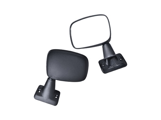 [018-3010-01] ESPEJO TY PICK UP 84-88 MANUAL CORRUGADO NEGRO SR-5/DLX/BASE (U.T.P) IZQ