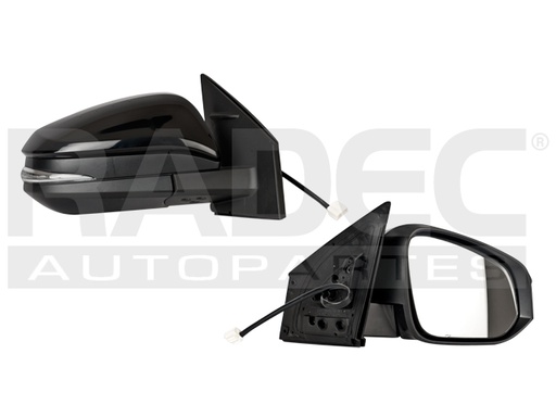 [018-3011-12] ESPEJO TY RAV 4 13-18 ELECTRICO C/DIRECCIONAL P/PINTAR (5 PINES) DER