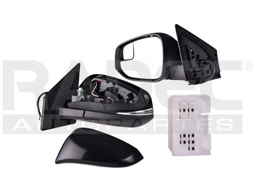 [018-3011-25] ESPEJO TY RAV 4 13-18 ELECTRICO C/DESEMPANANTE C/DIRECCIONAL C/PUNTO CIEGO P/PINTAR LIMITED/XLE/LE/EV/SE IZQ