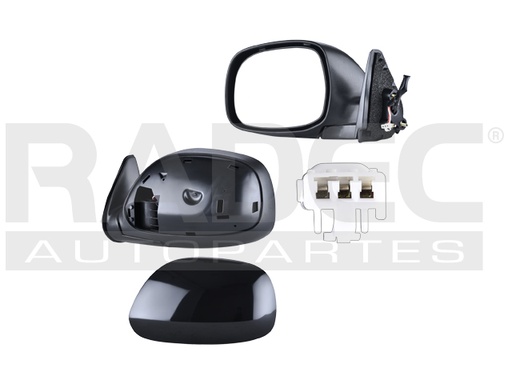 [018-3017-01] ESPEJO TY TUNDRA 00-06 ELECTRICO P/PINTAR SR5/LIMITED/BASE V6/V8 6/8CILINDROS 4.0/4.L 2 PUERTAS IZQ
