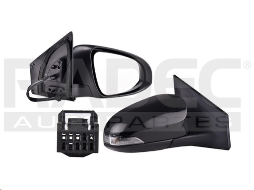 [018-3018-40] ESPEJO TY YARIS 17-22 ELECTRICO C/DIRECCIONAL P/PINTAR CORE/S L4 4 CILINDROS 4/5 PUERTAS DER