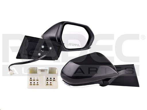 [018-3019-02] ESPEJO TY PRIUS 16-22 ELECTRICO C/DESEMPANANTE P/PINTAR 5 PINES BASE/PREMIUM L4 4 CILINDROS 1.8L 5 PUERTAS DER