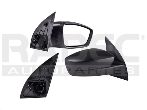 [018-3110-22] ESPEJO VW GOL 13-20 MANUAL CORRUGADO COMFORTLINE/TRENDLINE/STARLINE/HIGHLINE/I-MOTION/GT/CROSS/PEPPER/ROBUST L4 4 CILINDROS 1.6L 2/4/5 PUERTAS DER