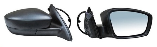 [018-3112-08] ESPEJO VW JETTA BICENTENARIO 11-18 ELECTRICO C/DESEMPANANTE 5 PINES CORRUGADO TDI/STYLE/FEST L4/L5 4/5 CILINDROS 2.0/2.5L 4 PUERTAS DER