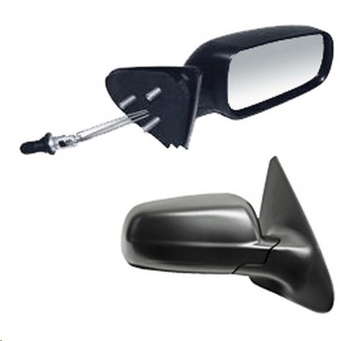 [018-3115-04] ESPEJO VW POINTER 00-09 2 PUERTAS C/CONTROL CORRUGADO NEGRO DER