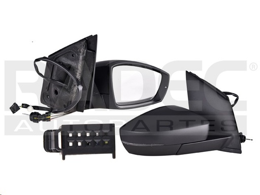 [018-3132-08] ESPEJO VW VENTO 16-22 C/CONTROL C/DIRECCIONAL CORRUGADO LINEA NUEVA/LINEA ANTERIOR COMFORTLINE/TDI/HIGHLINE/STARLINE/DESIGNSOUND/ALL STAR/EDICION ESPECIAL 1.4/1.6L 4 PUERTAS DER